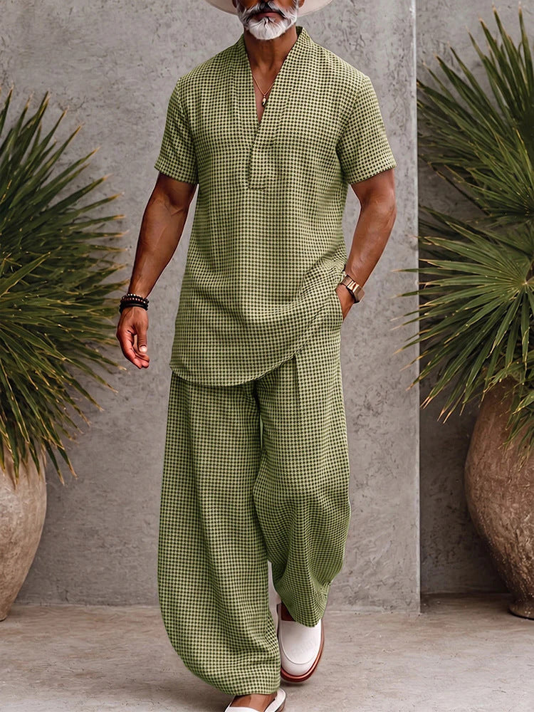 CONJUNTO CASUAL CUADROS