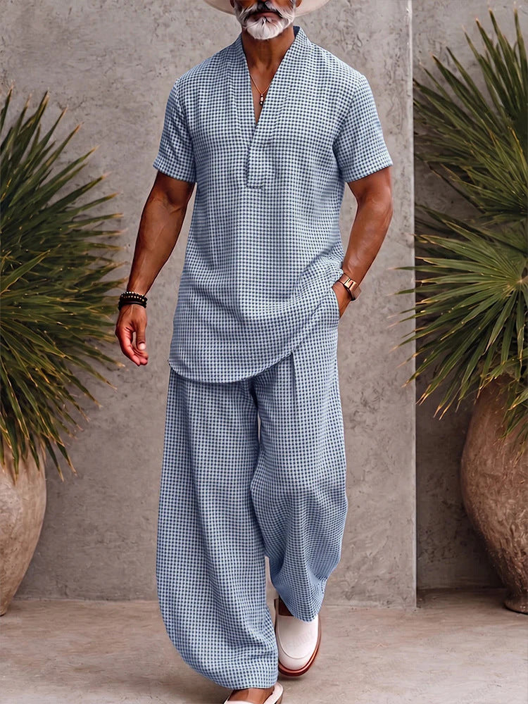 CONJUNTO CASUAL CUADROS